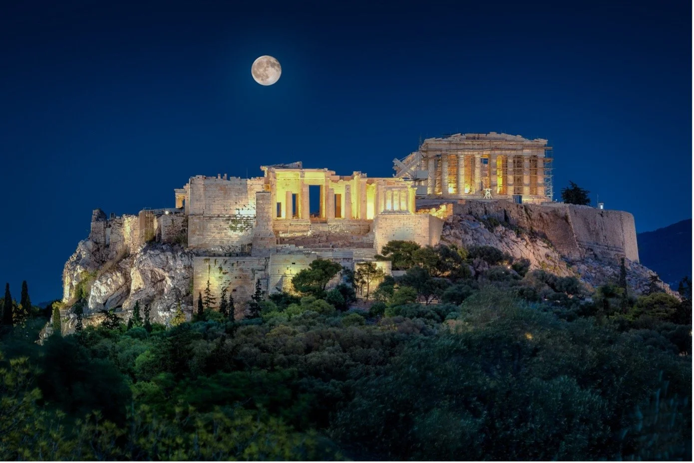 The Acropolis at Night: Athens’ Eternal Flame