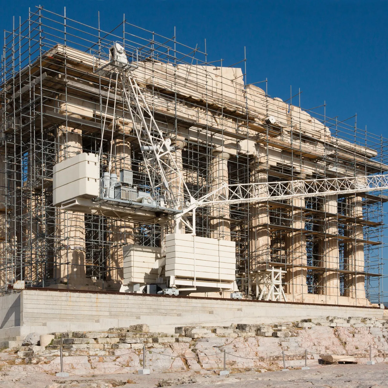 Athens Acropolis Parthenon Construction